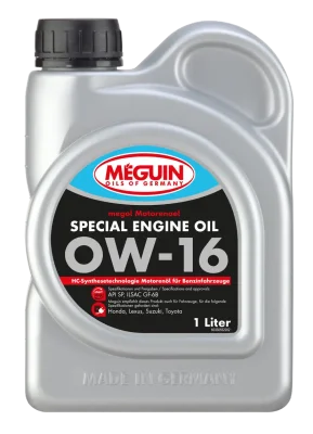 Масло Meguin Special Engine Oil SAE 0W-16 - 1 Л.