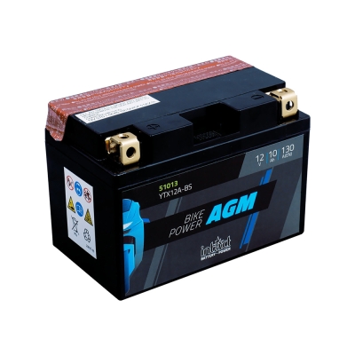 Мото акумулатор intAct Bike-Power AGM YTX12A-BS CTX12A-BS 130A