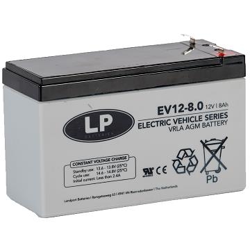 VRLA акумулатор LP Electric Vehicle 12V 8Ah EV12-8