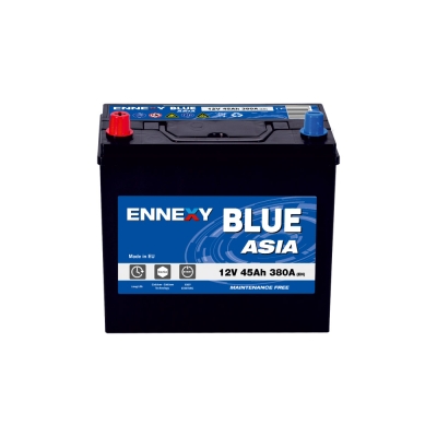 Акумулатор Ennexy Blue Asia JIS 12V 45Ah 380A /л+/