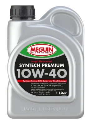 Масло Meguin Syntech Premium SAE 10W40- 1 Л.