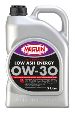 Масло Meguin Low Ash Energy SAE 0W-30 - 5 Л.