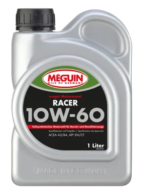 Масло Meguin RACER SAE 10W60 - 1 Л.