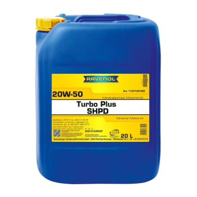 Моторно масло RAVENOL Turbo Plus SHPD 20W-50 20л.