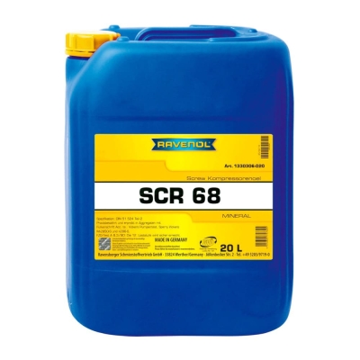 Винтово компресорно масло RAVENOL SCR 68 20л.