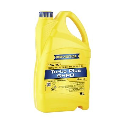 Моторно масло RAVENOL Turbo plus SHPD 15W-40 5л.