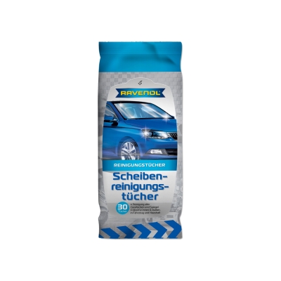 RAVENOL мокри почистващи кърпи за прозорци (30бр.)