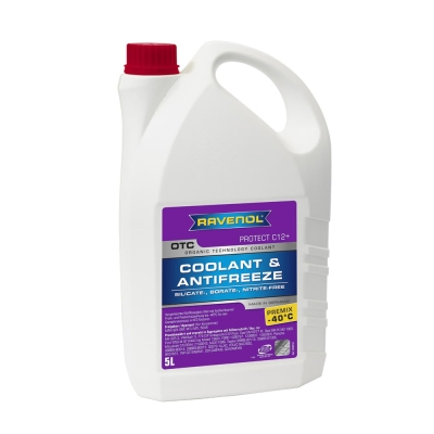 Антифриз RAVENOL OTC Organic Techn. Coolant Premix -40 C 5л.
