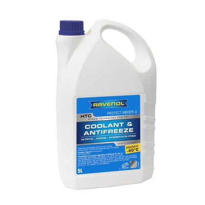 Антифриз RAVENOL HTC Hybrid Techn. Coolant Premix -40 C 5л