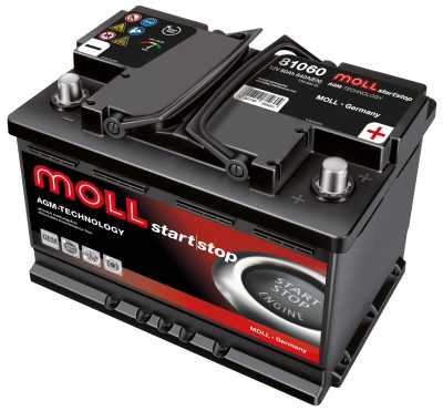 Акумулатор MOLL Start-Stop AGM 12V 60AH 640A