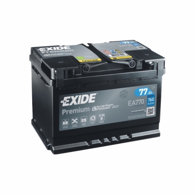 Акумулатор Exide Premium 12V 77Ah 760A EA770