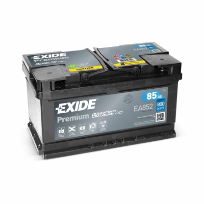 Акумулатор Exide Premium 12V 85Ah 800A EA852
