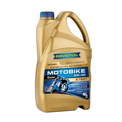 Моторно масло RAVENOL Motobike 4-T Ester 5W-40 4л.