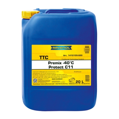 Антифриз RAVENOL TTC Premix -40 C 20л.