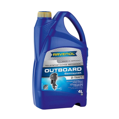 Моторно масло RAVENOL Outboardoel 2T Teilsynth 4л.