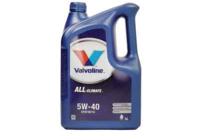 Моторно масло Valvoline ALL CLIMATE 5W-40 - 5л.