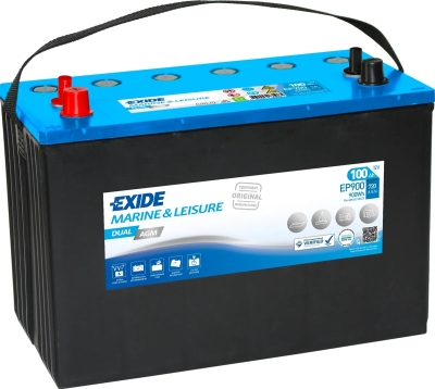 Акумулатор Exide Marine Dual AGM 12V 100Ah 800A EP900