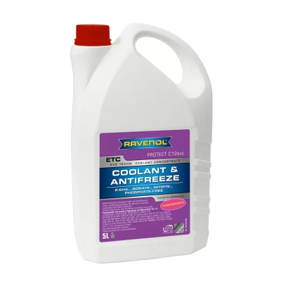 Антифриз RAVENOL ETC Concentrate Protect C12 EVO 5л.