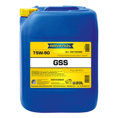 Трансмисионно масло RAVENOL Gear Super Synth GSS SAE 75W-90 20л.