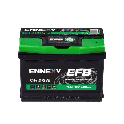 Акумулатор Ennexy EFB 12V 75AH 740A