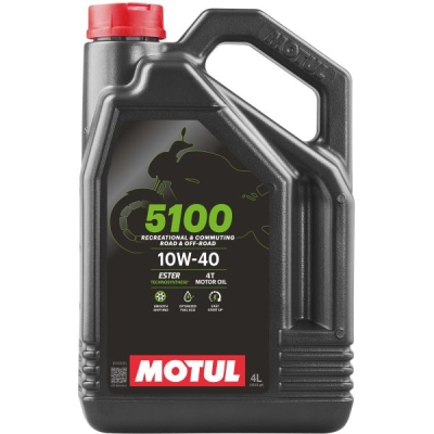 Масло MOTUL 5100 10W40 4T 10W40-4L
