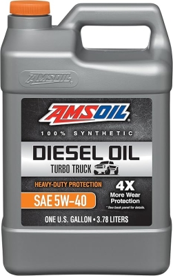 Масло AMSOIL Heavy Duty Turbo Truck Diesel 5W-40 1 галон/ 3,785 л.