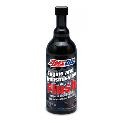 Промивка за Двигател и трансмисия - AMSOIL Engine and Transmission Flush 16 унции / 473 мл.
