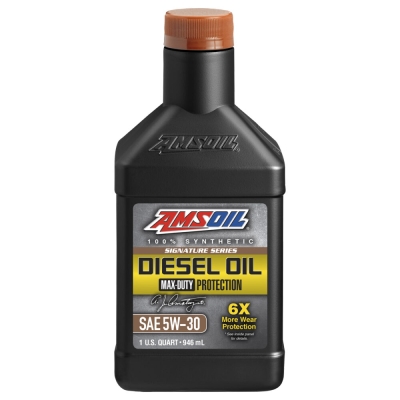 AMSOIL Signature Series Max-Duty Synthetic Diesel Oil 5W-30 1 кварта / 946 мл.