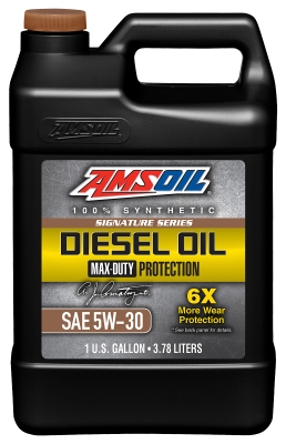 AMSOIL Signature Series Max-Duty Synthetic Diesel Oil 5W-30 1 галон/ 3,785 л.