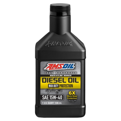 AMSOIL Signature Series Max-Duty Synthetic Diesel Oil 15W-40 1 кварта / 946 мл.
