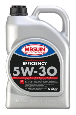 Масло Meguin EFFICIENCY  5W-30 - 5 Л.