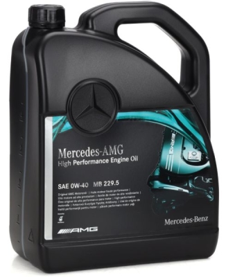 Масло Mercedes-AMG 0W-40 – MB 229.5 - 5 Литър 000 989 88 08 13