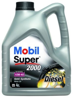 Масло Mobil Super 2000 X1 Diesel 10W-40 - 4 Литра
