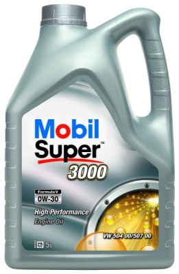 Масло Mobil Super 3000 FORMULA V 0W-30 - 5 Литър