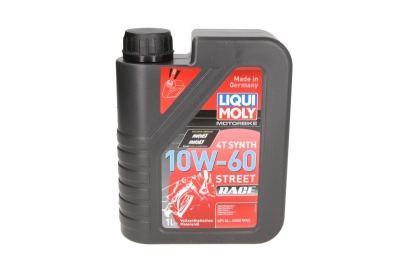 Масло LIQUI MOLY Motorbike 4T Synth 10W‑60 Street Race - 1 Литър 