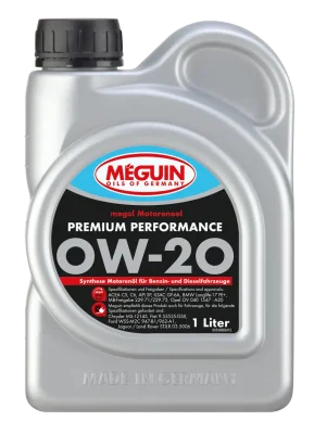 Масло Meguin Premium Performance  0W-20 - 1 Л.