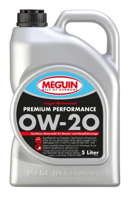 Масло Meguin Premium Performance  0W-20 - 5Л.