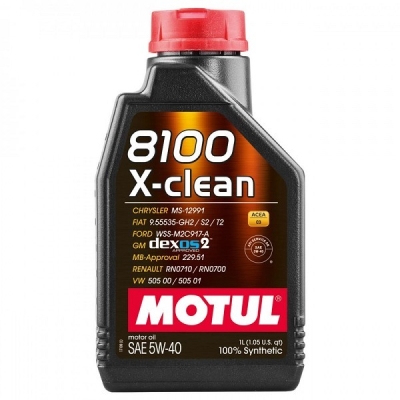 Масло MOTUL 8100 X-CLEAN 5W40-1L