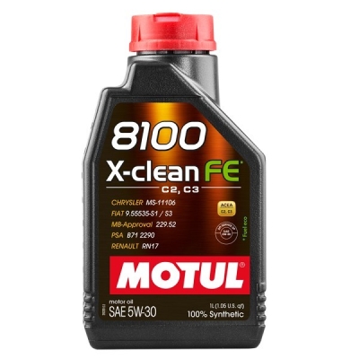 Масло MOTUL 8100 X-CLEAN FE 5W30-1L