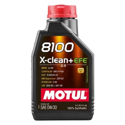 Масло MOTUL 8100 X-CLEAN + EFE 0W30-1L
