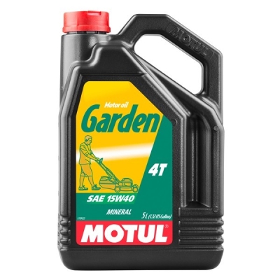 Масло MOTUL GARDEN 4T 15W40-5L