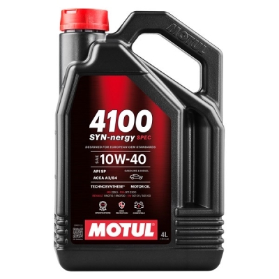 Масло MOTUL 4100 SYN-NERGY SPEC 10W-40-4L