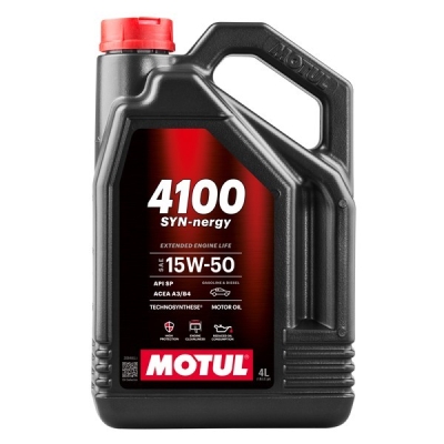 Масло MOTUL 4100 SYN-NERGY 15W-50-4L