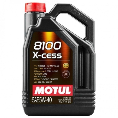 Масло MOTUL 8100 X-CESS 5W40-5L