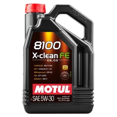 Масло MOTUL 8100 X-CLEAN FE 5W30-5L
