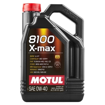 Масло MOTUL 8100 X-MAX 0W40-4L