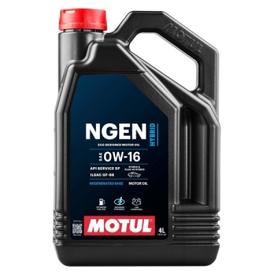 Масло MOTUL NGEN HYBRID 0W16-4L