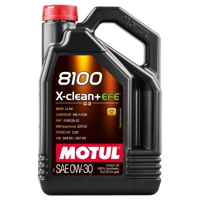 Масло MOTUL 8100 X-CLEAN + EFE 0W30-5L