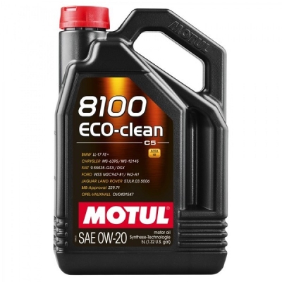 Масло MOTUL 8100 ECO-CLEAN 0W20-5L