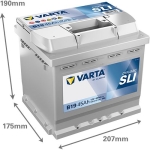 Акумулатор VARTA 12V 45Ah/400A Dynamic SLI (R+)